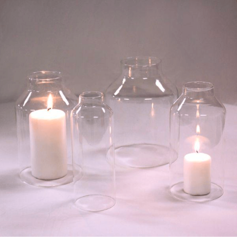 Glass Hurricane Chimney Tubes