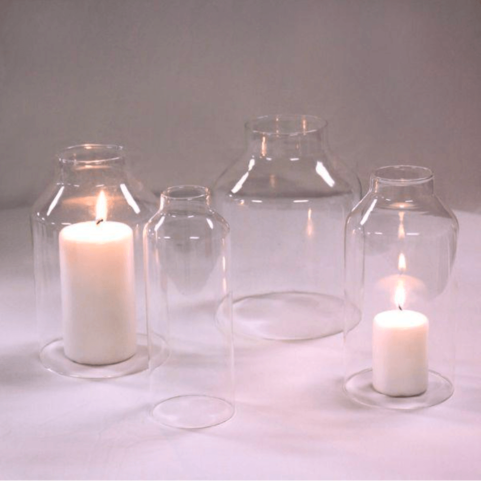 Glass Hurricane Chimney Tubes