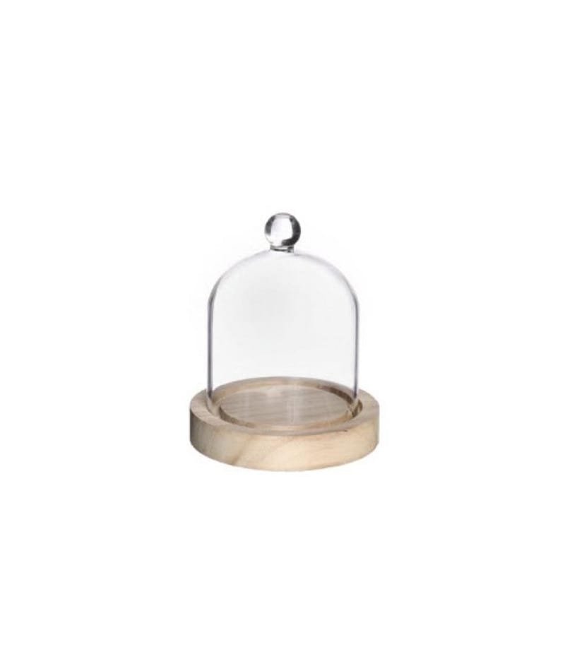 glass dome with base